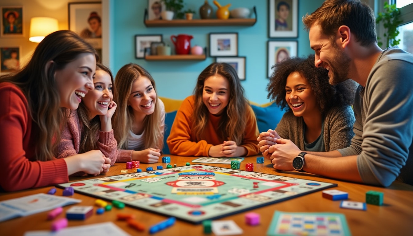 découvrez comment les jeux de société d'ambiance apportent convivialité et énergie à vos soirées. avec leur capacité à rassembler les amis et à stimuler les rires, ces jeux transforment chaque rencontre en un moment inoubliable.